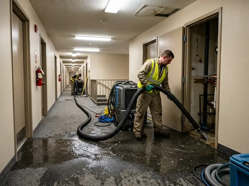 multi-unit-apartment-hallway-f-005 — frequently asked questions, Emergency Burst Pipe Water Extraction & Removal in Oakboro,…